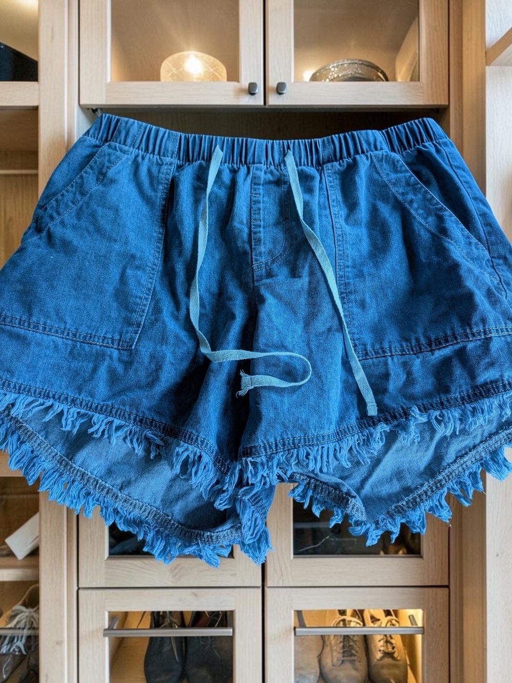 YOCUR Womens Lightweight Shorts Hot Pants Elastic Waist Size 2XL (EUC)